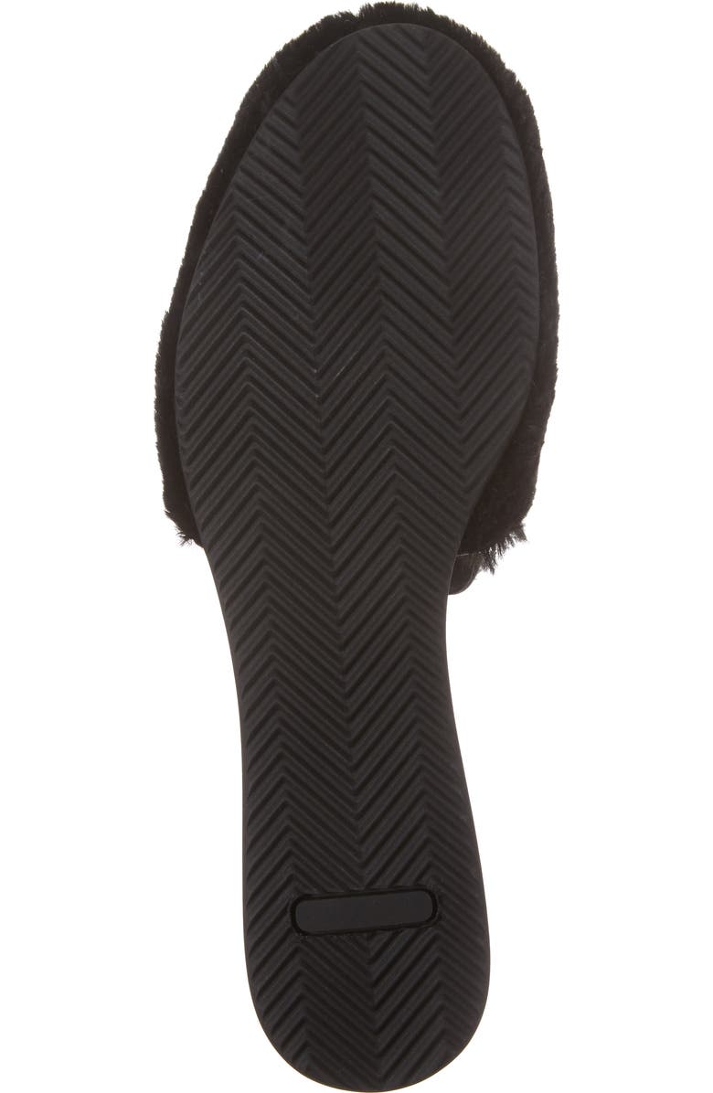 JOSHUA SANDERS Smile Genuine Rabbit Fur Loafer Mule, Alternate, color,