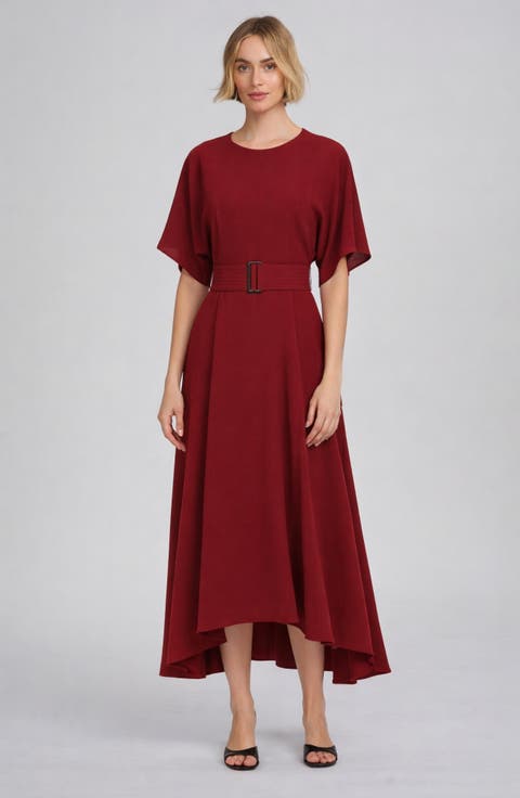 Belted Midi Dress