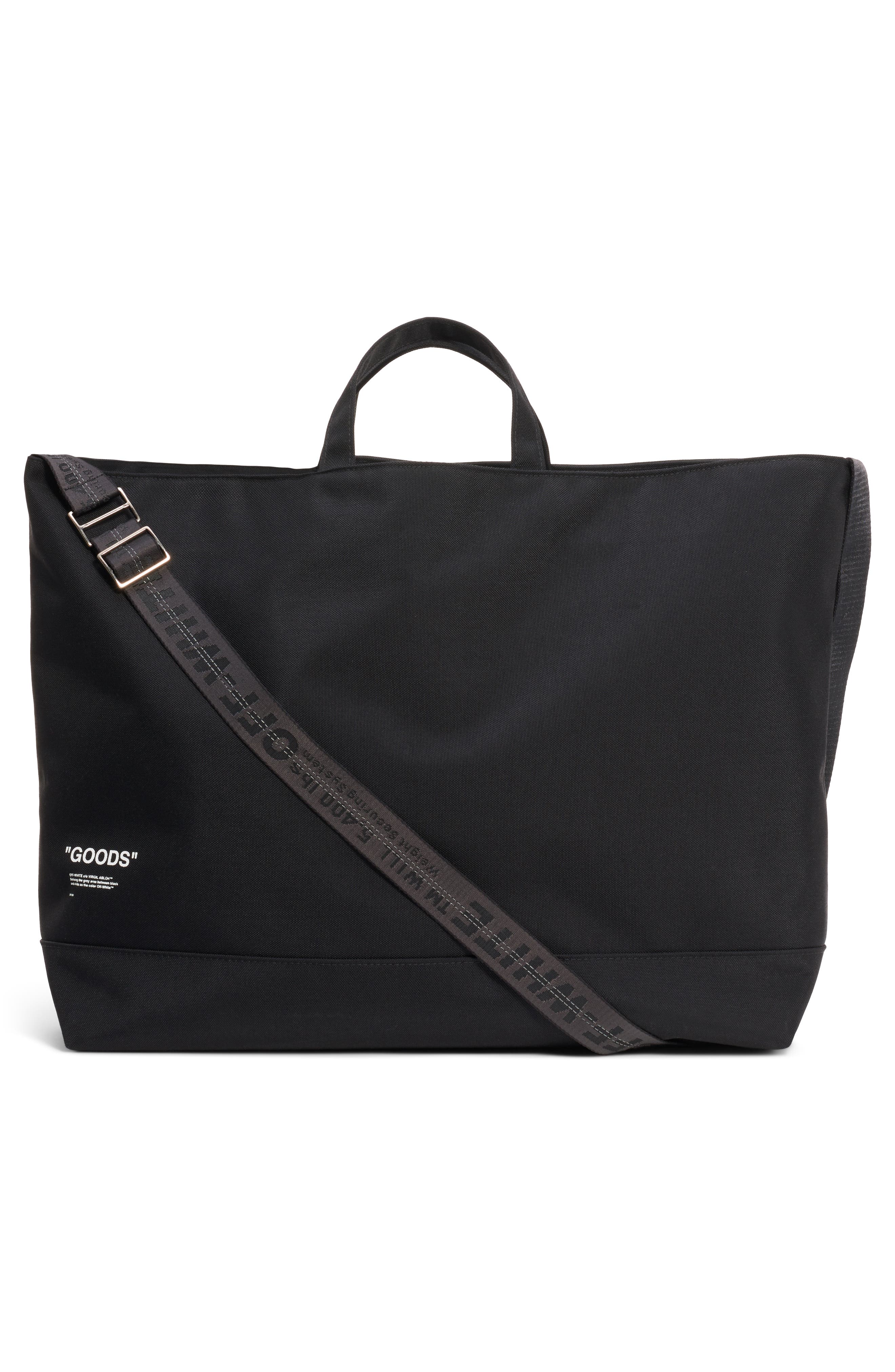 Off-White Goods Quote Tote, Alternate, color, 