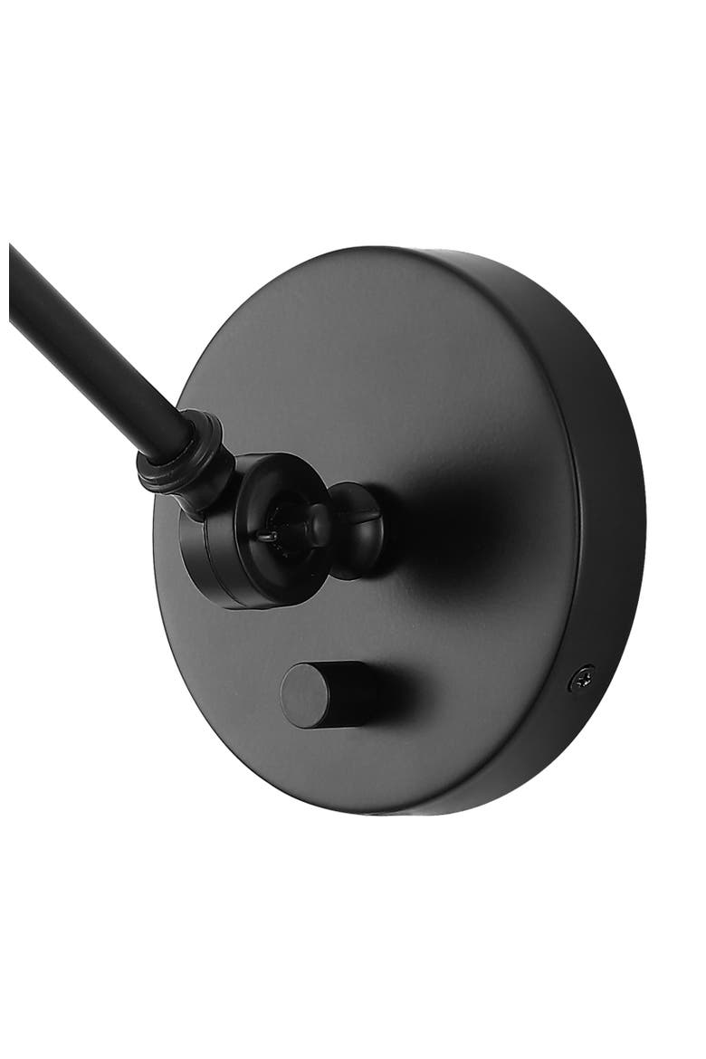 Cowie 8" Iron/Glass Adjustable LED Wall Sconce, Alternate, color, Oil Rubbed Bronze