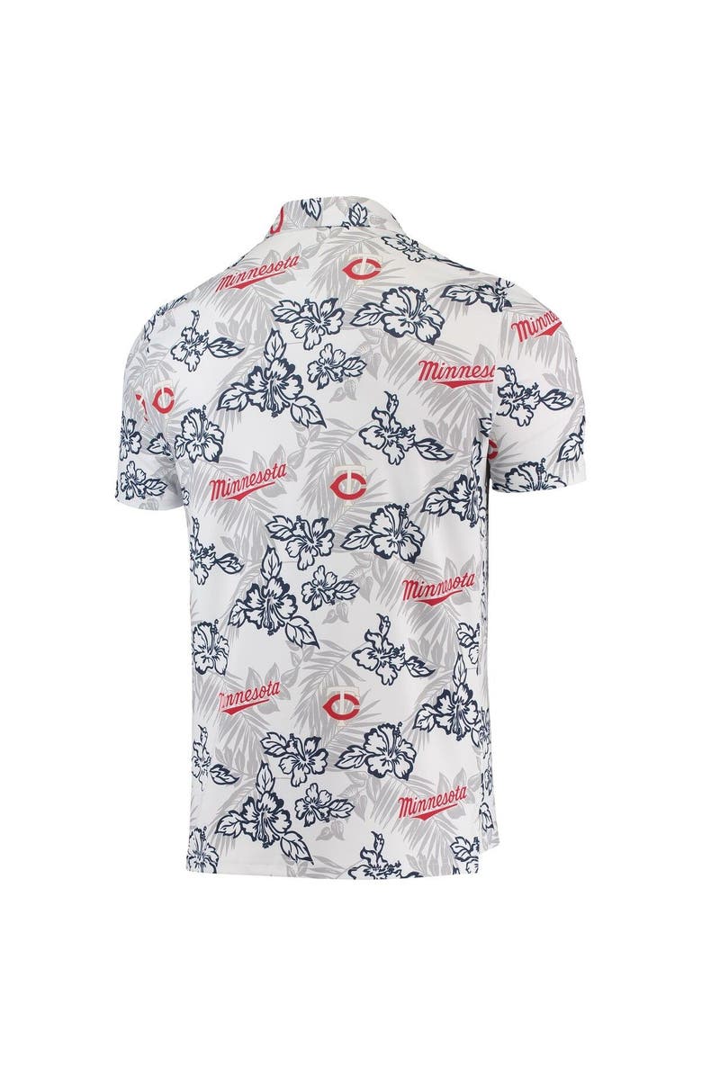 Reyn Spooner Men's Reyn Spooner White Minnesota Twins Performance Polo, Alternate, color, White