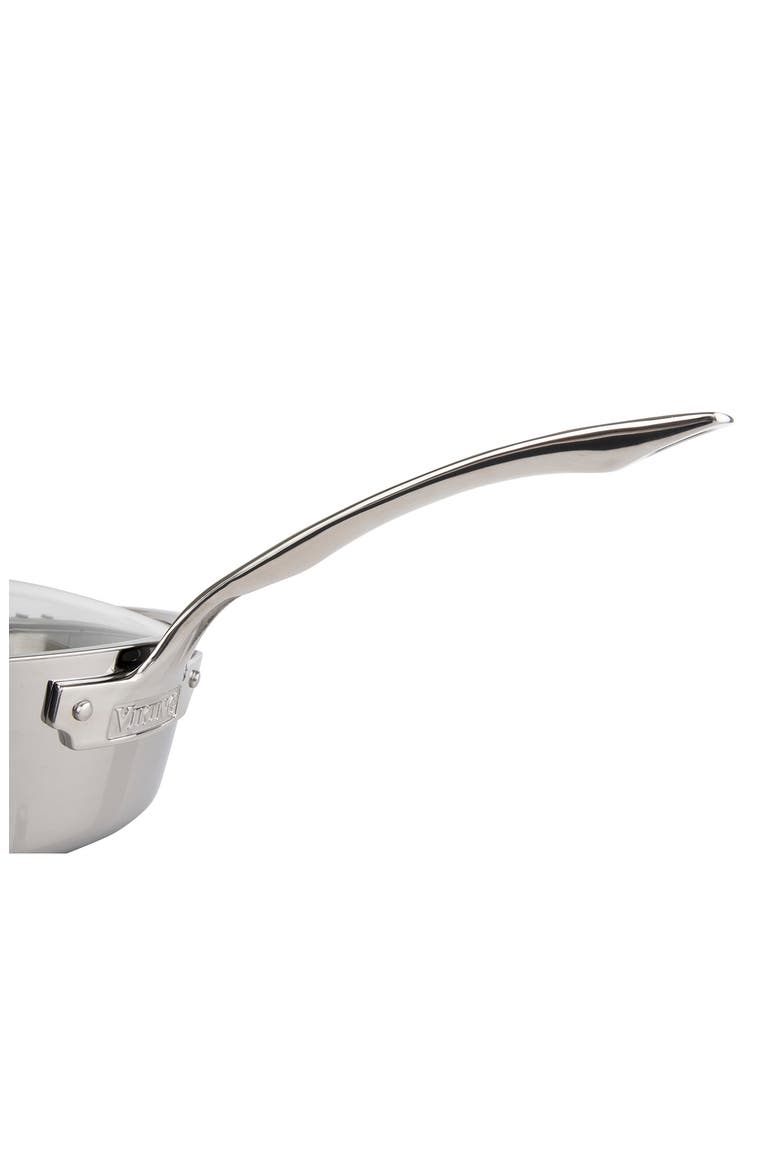 Clipper Viking Contemporary 12" Nonstick Fry Pan, Alternate, color, STAINLESS STEEL