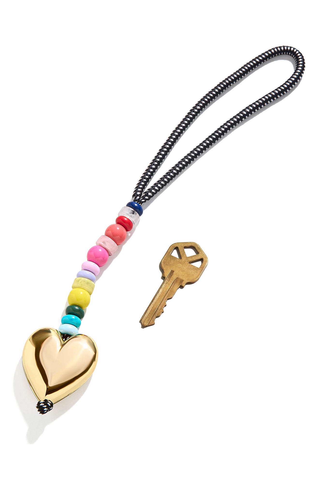 BaubleBar Free Spirit Bag Charm, Alternate, color, Gold Multi