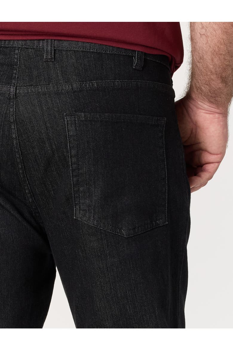 Big & Tall  Straight-Fit Tech Jeans, Alternate, color, BLACK