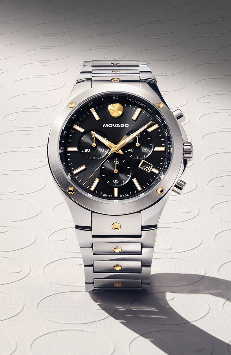 Movado SE Chronograph Bracelet Watch, 42mm, Alternate, color,