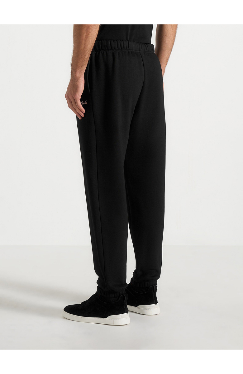 Manière De Voir Signature Regular Fit Cuffed Sweatpants, Alternate, color, Black