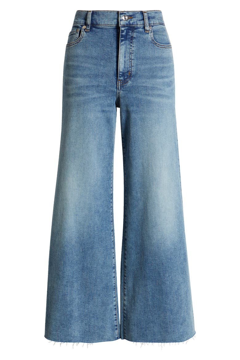 Le Palazzo Crop Wide Leg Jeans, Alternate, color, CRAVE RAW AFTER
