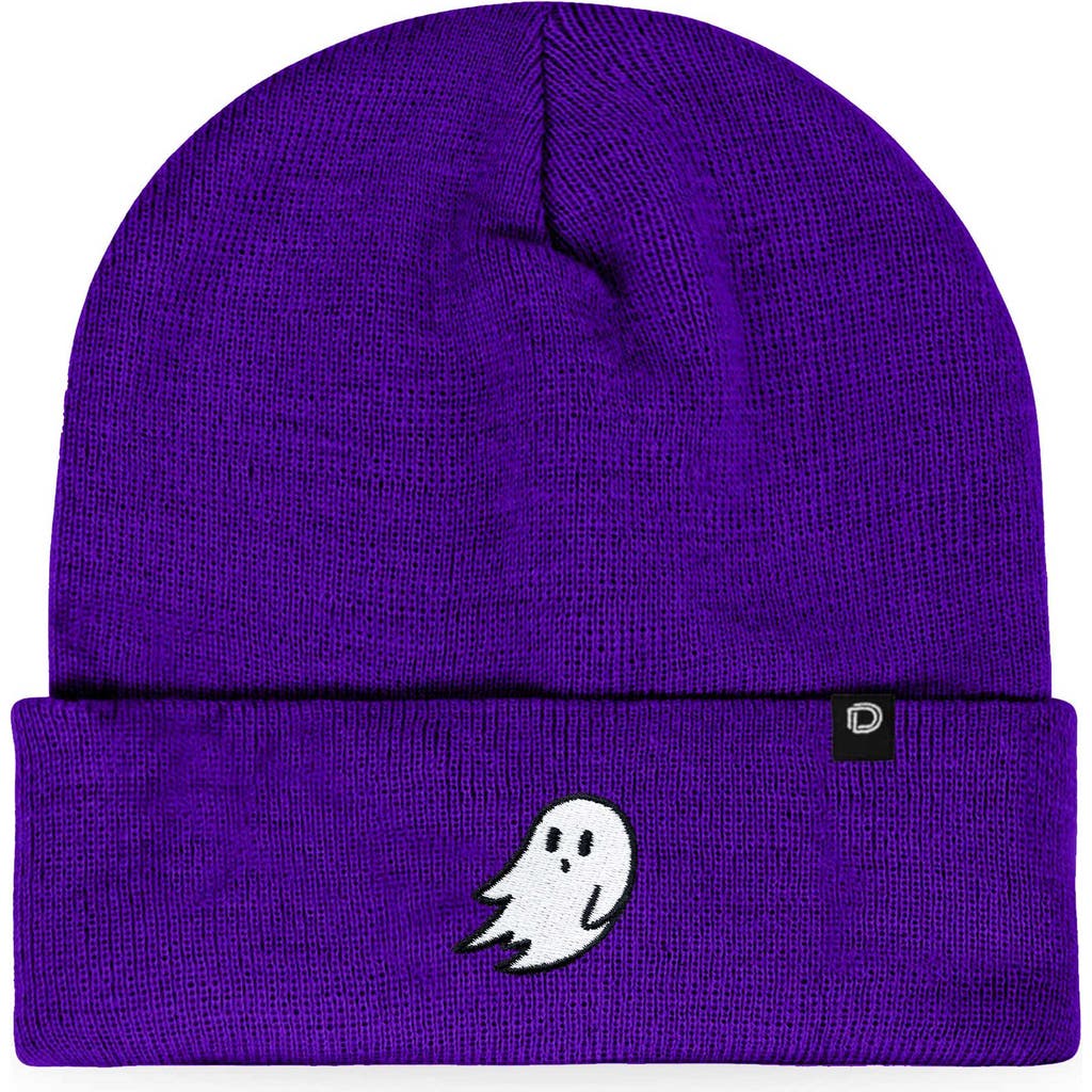 Dalix Ghost Beanie In Purple