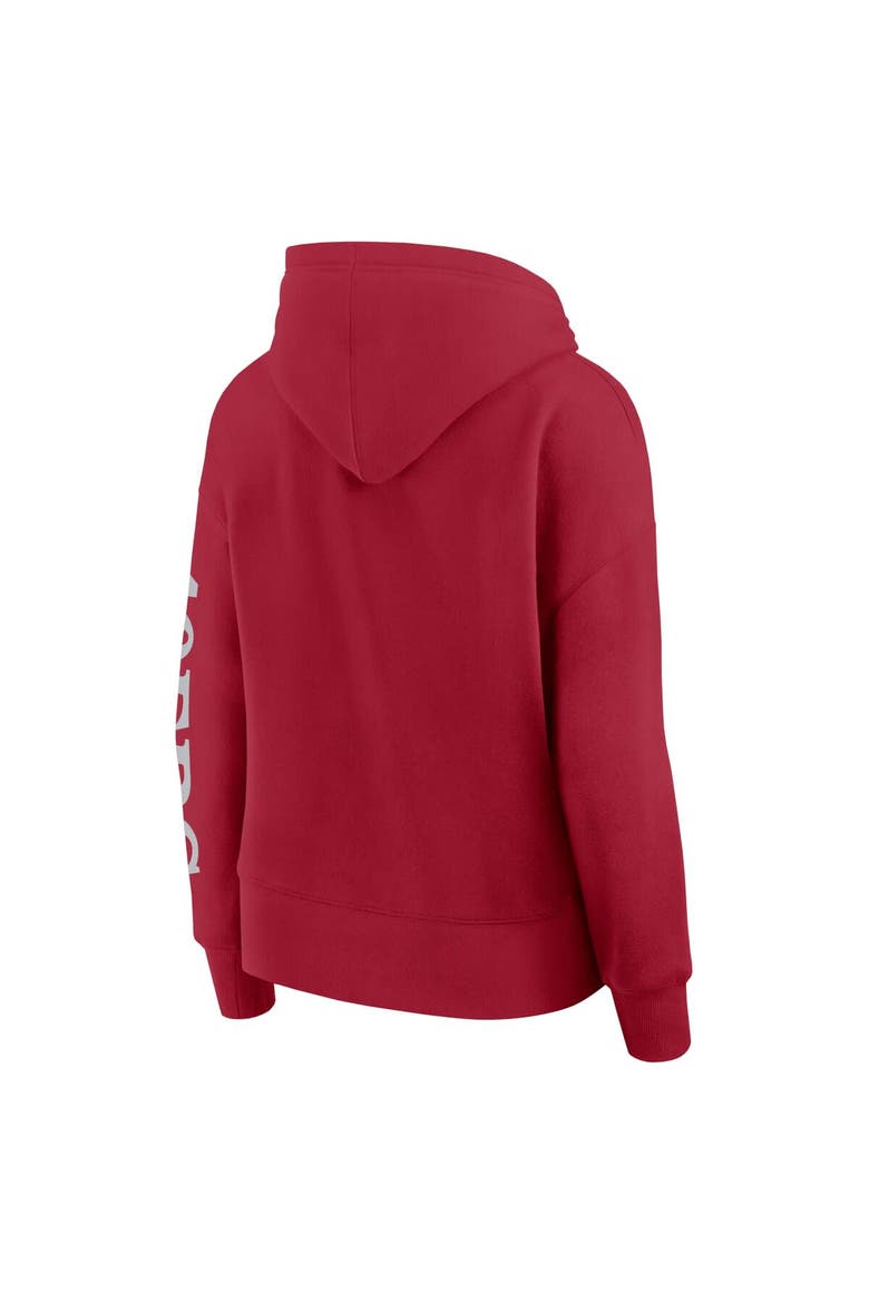 Women's Fanatics  Scarlet San Francisco 49ers Elements Next Pullover Hoodie, Alternate, color, Scarlet