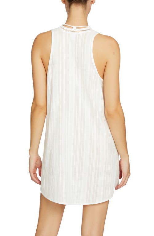 Robin Piccone Michel Lace Up Tunic Dress