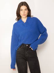 Central Park West Hugo Cabled Turtleneck
