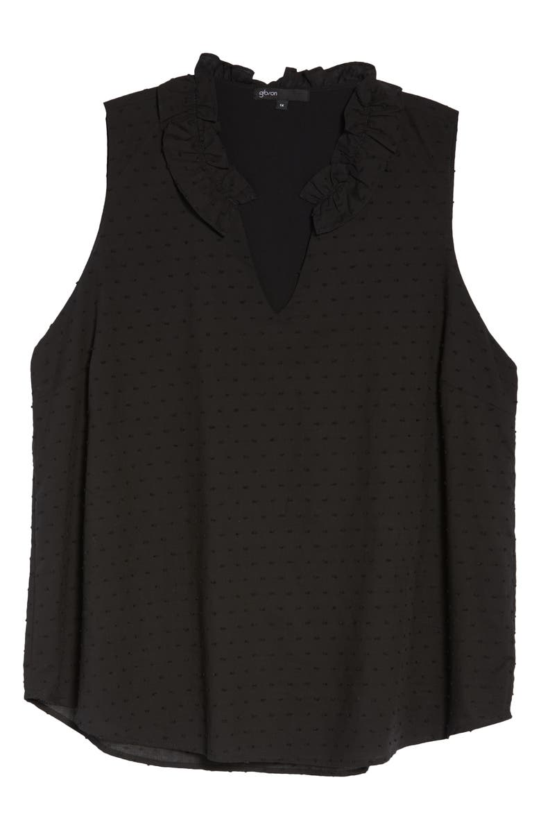 GIBSONLOOK Gibson x International Women's Day Loverly Grey Ruffled V-Neck Top, Alternate, color, 