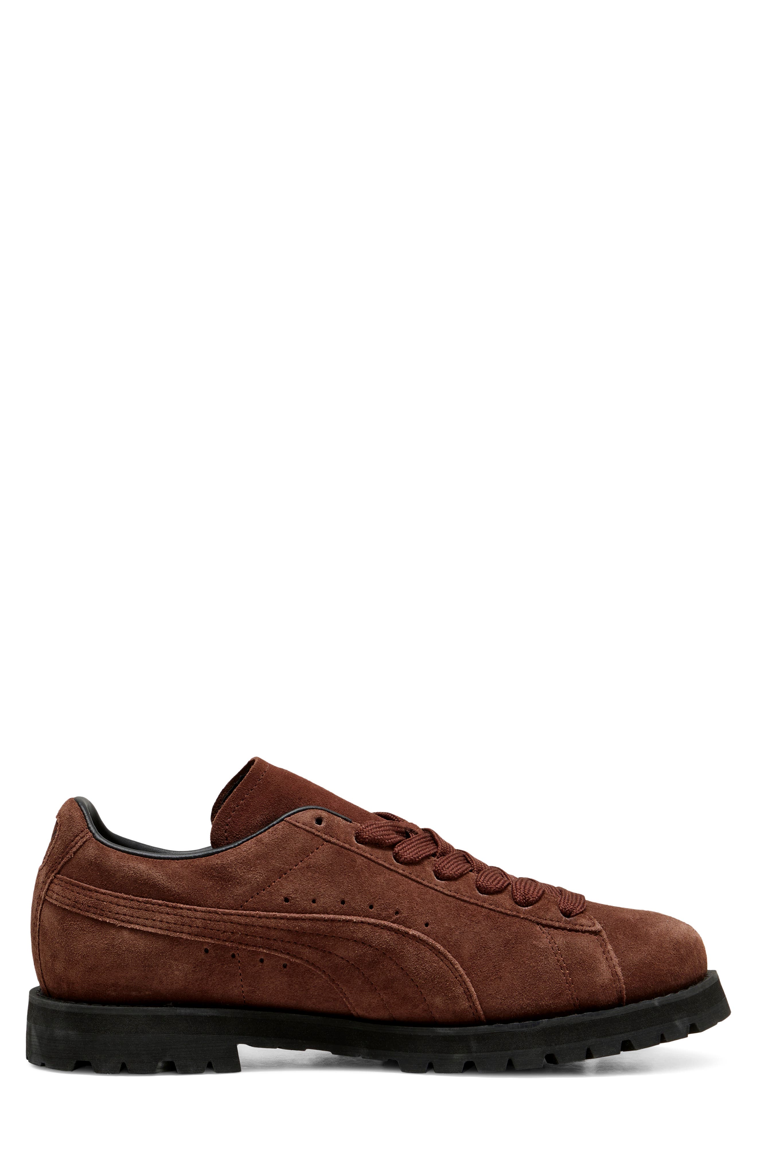 Suede Vibram Sneaker, Alternate, color, CHOCOTART/ PUMA BLACK