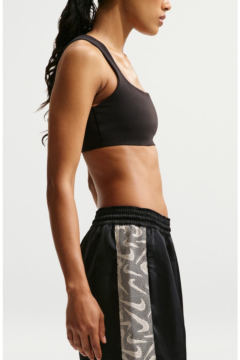 Mesh Panel Shorts, Alternate, color, BLACK/ CREAM II/ WHITE