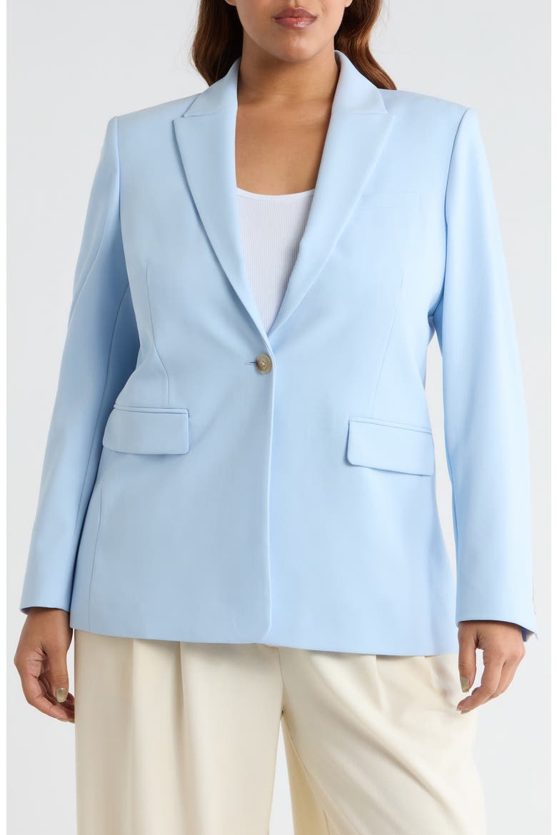 The Ingrid Classic Fit Blazer, Alternate, color, BLUE FLOATY