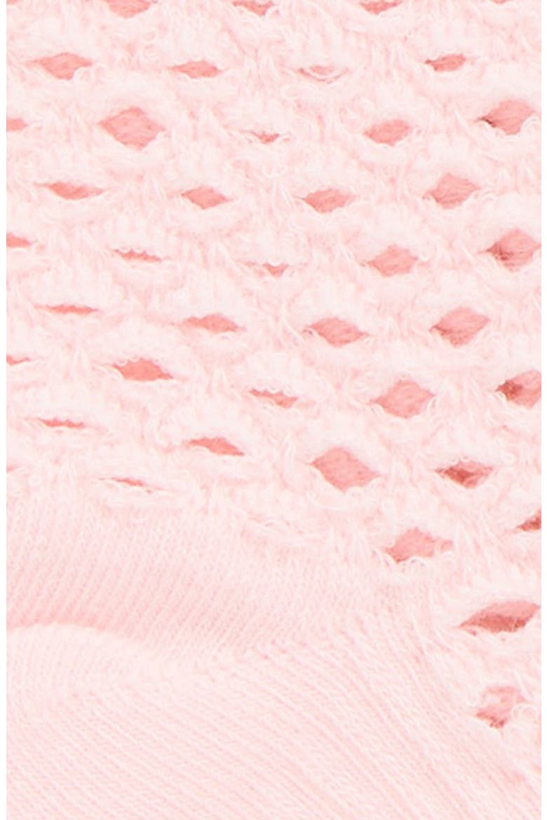 Netted Crew Socks, Alternate, color, PINK