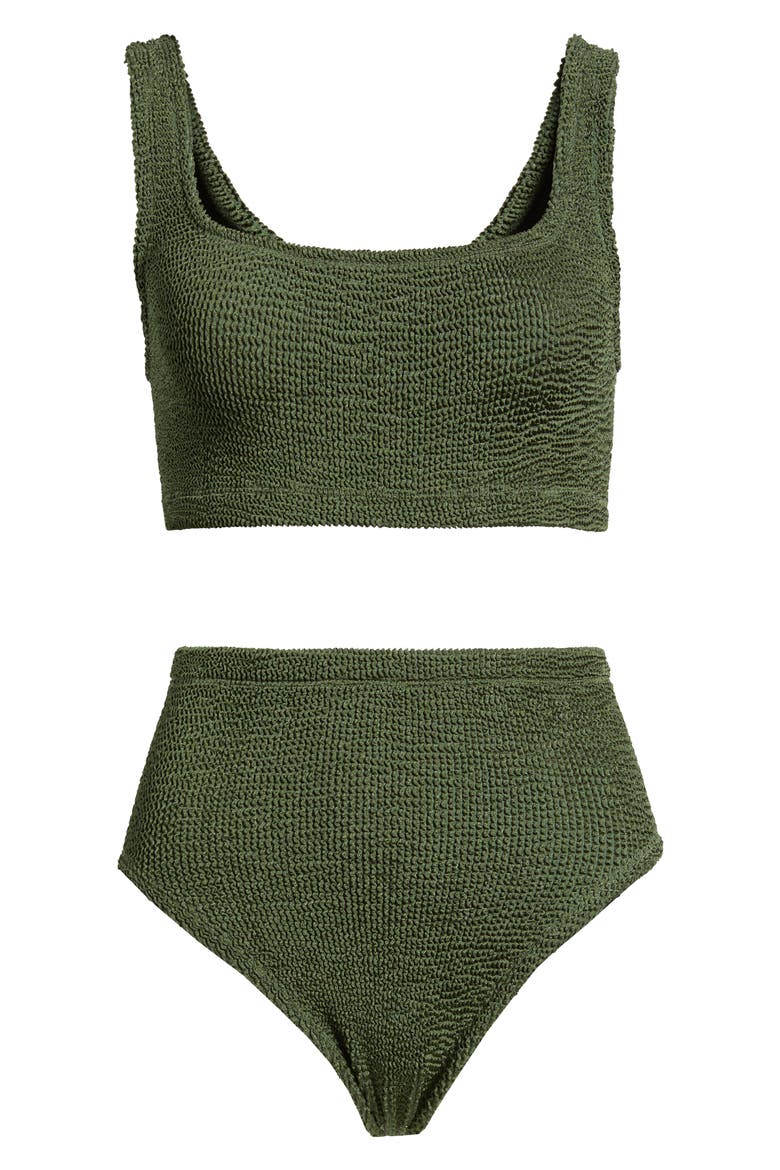 Patricia Two-Piece Bikini Swimsuit, Alternate, color, METALLIC KHAKI