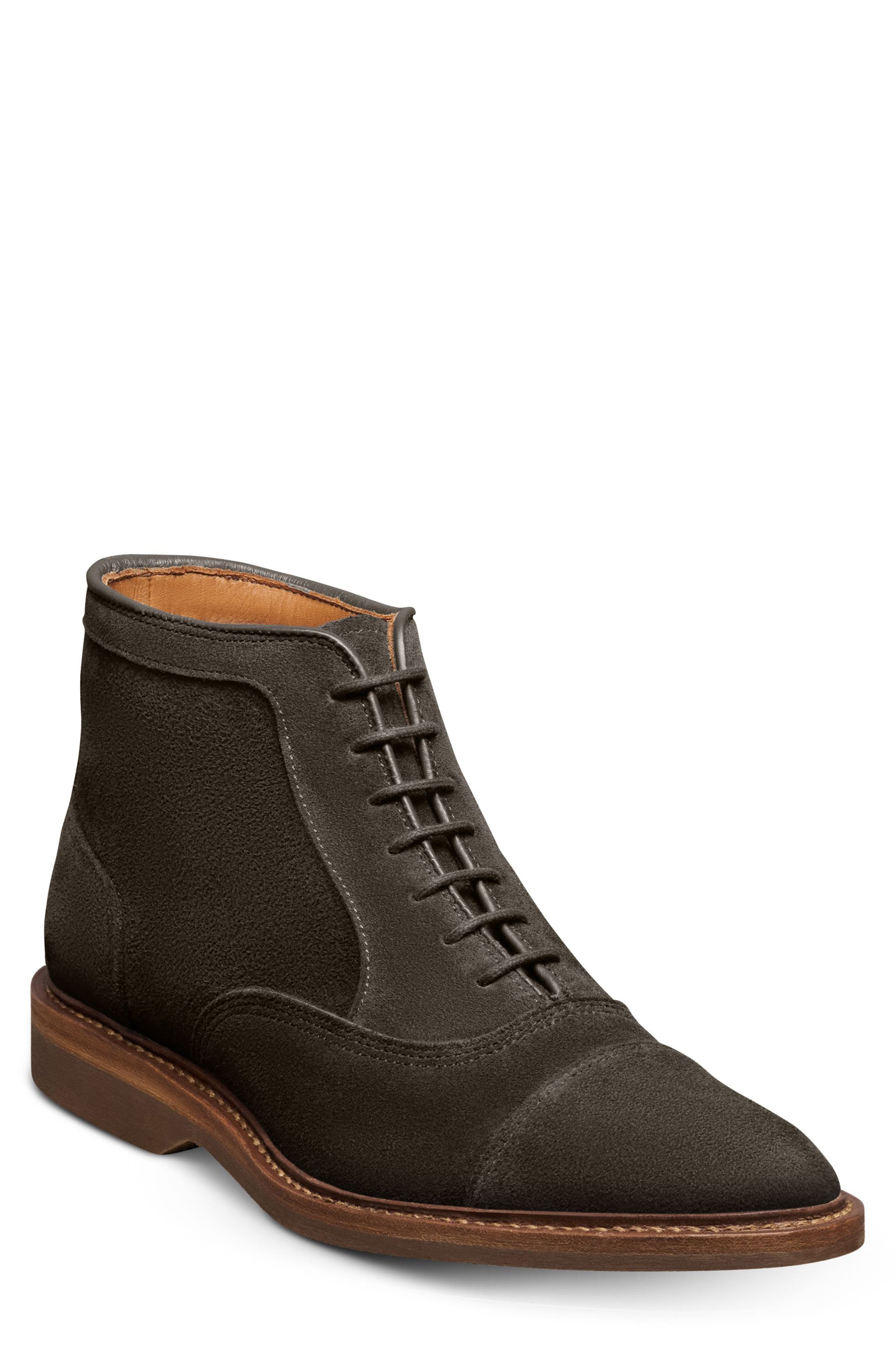 Allen Edmonds Park Avenue Verse Cap Toe Oxford Boot, Main, color, Chocolate