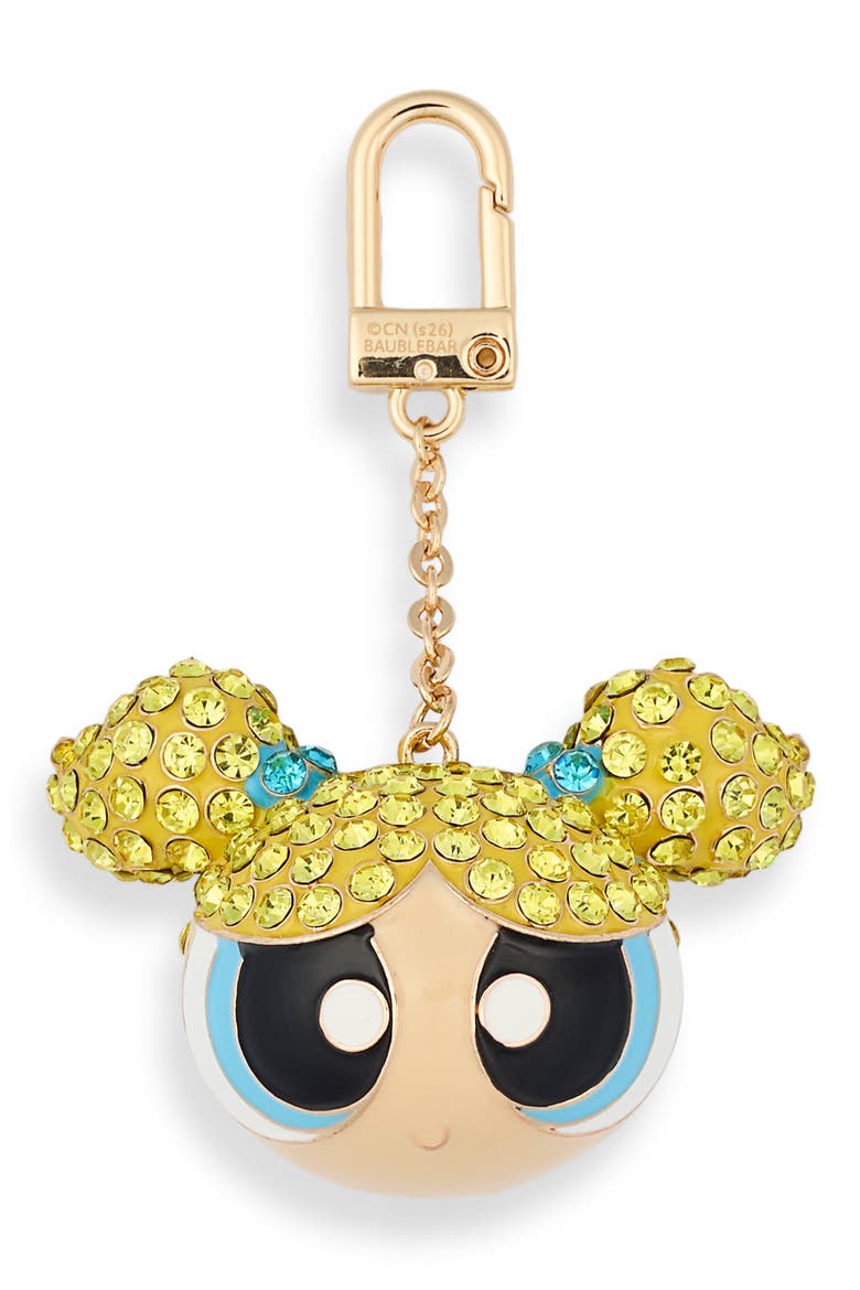 The Powerpuff Girls Bubbles Bag Charm, Main, color, MULTI
