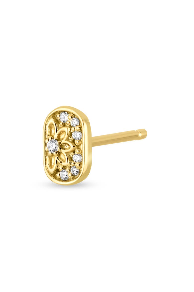 Getty 18k Gold Diamond Stud Earrings, Alternate, color, 18KY