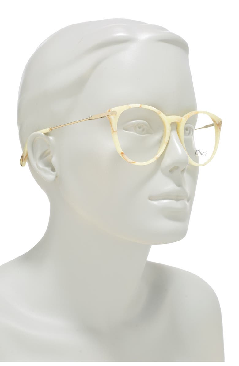 Chloé 53mm Cat Eye Full Rim Optical Frames, Alternate, color, 