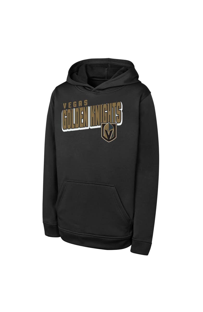 Outerstuff Youth  Black Vegas Golden Knights Cyber Punk Performance Hoodie, Alternate, color, Black