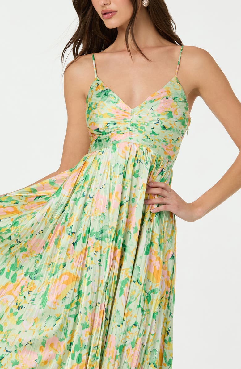 ASTR the Label Maeve Midi Dress, Alternate, color, Light Gree