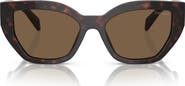 Prada 53mm Butterfly Sunglasses