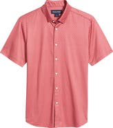 Mizzen+Main Halyard Trim Fit Short Sleeve Button-Up Shirt