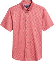 Mizzen+Main Halyard Trim Fit Short Sleeve Button-Up Shirt