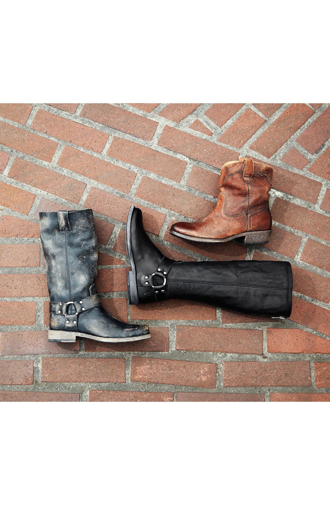'Smith' Harness Tall Boot, Alternate, color, TAUPE
