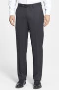 Berle Flat Front Classic Fit Wool Gabardine Dress Pants