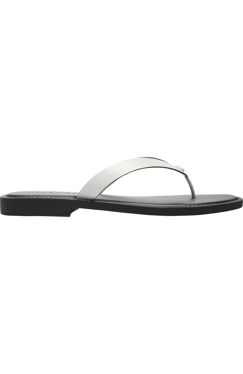 COACH Brianna Flip Flop, Alternate, color, Optic White