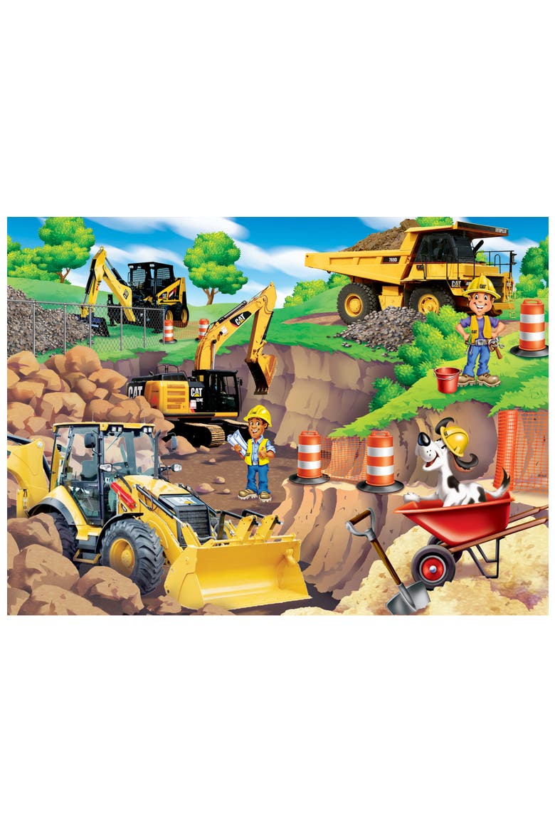 CAT Day at the Quarry 60 Piece Puzzle, Alternate, color, Multicolor