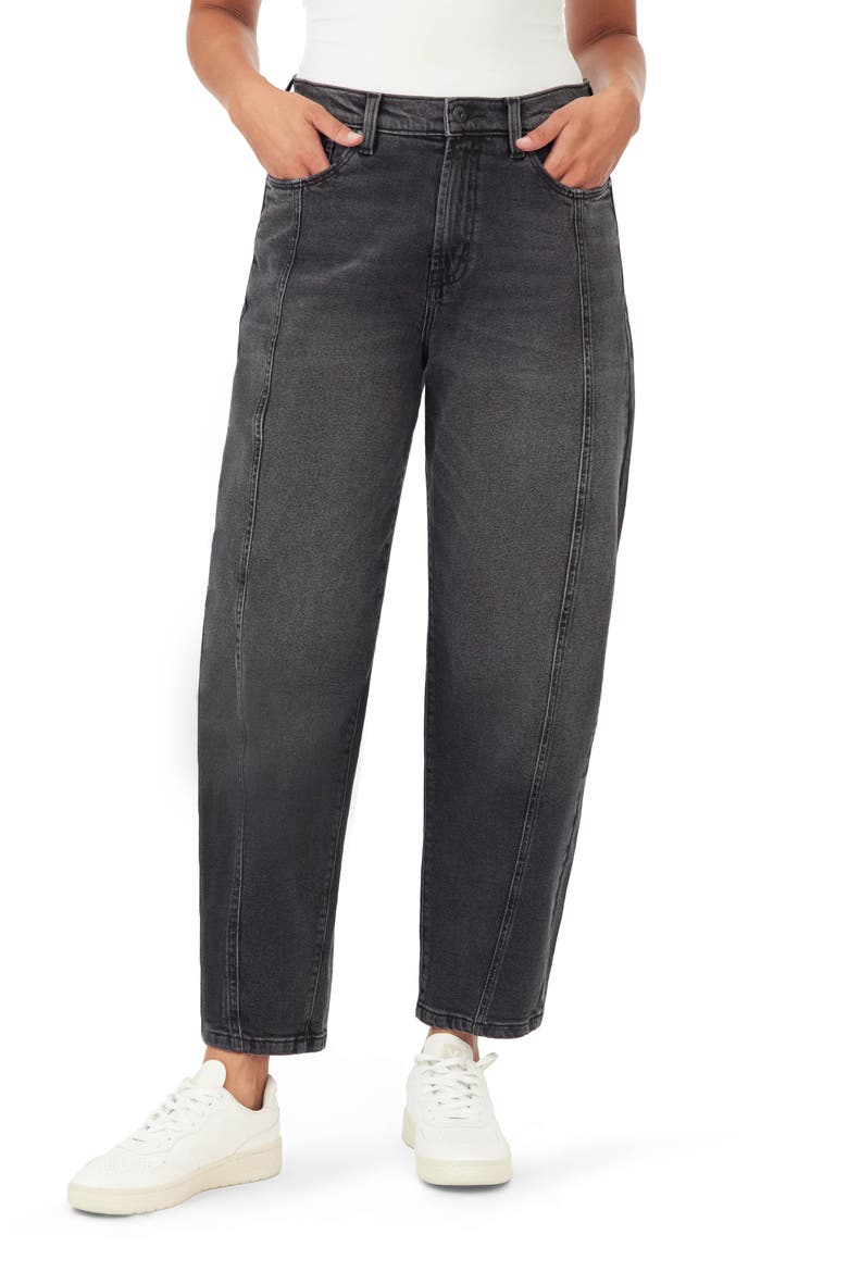 High Waist Ankle Barrel Leg Jeans, Main, color, RAMONA