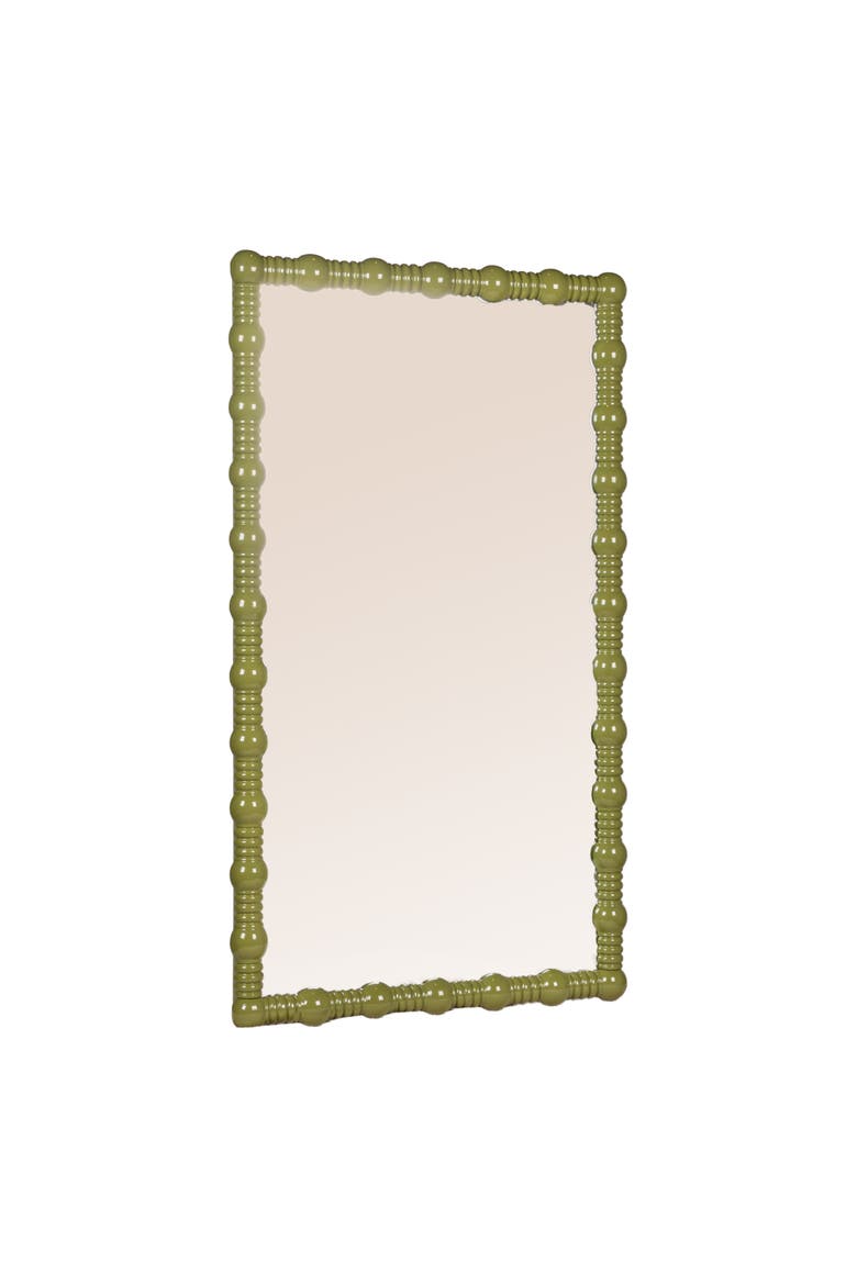 Gloss Dowel Wall Mirror, Main, color, Green