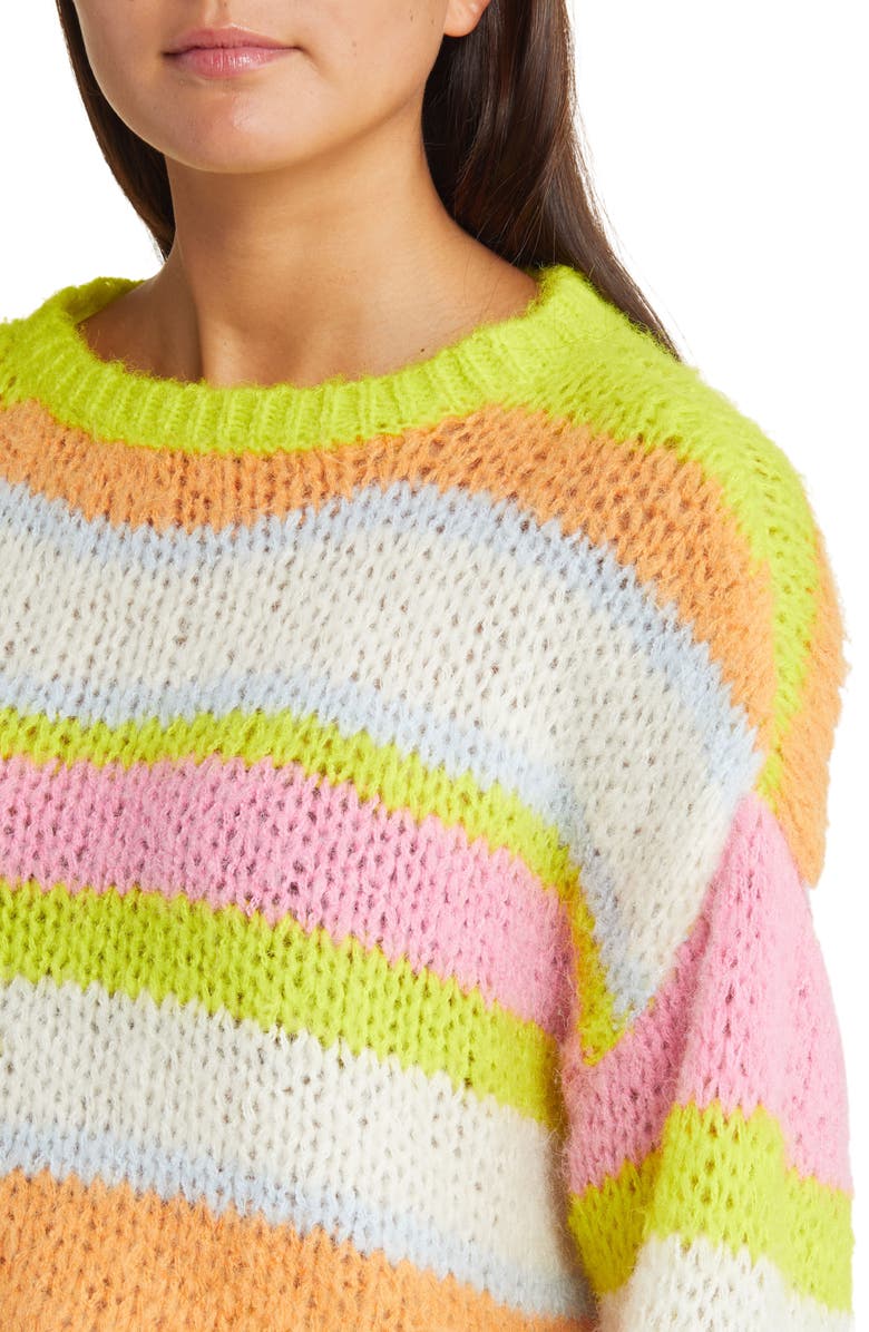 VERO MODA Laney Stripe Pullover Sweater, Alternate, color,