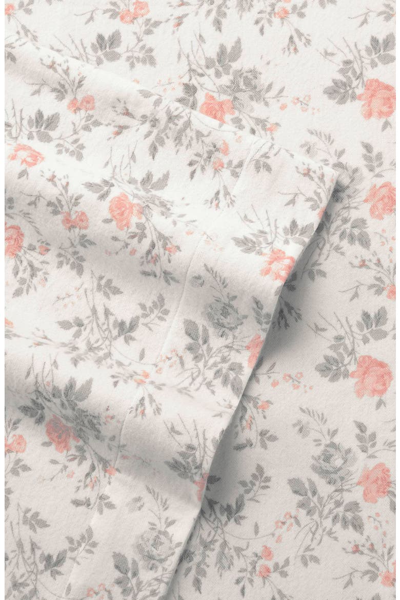 Rosalie Cotton Flannel Sheet Set, Alternate, color, LT-PASTEL GREY