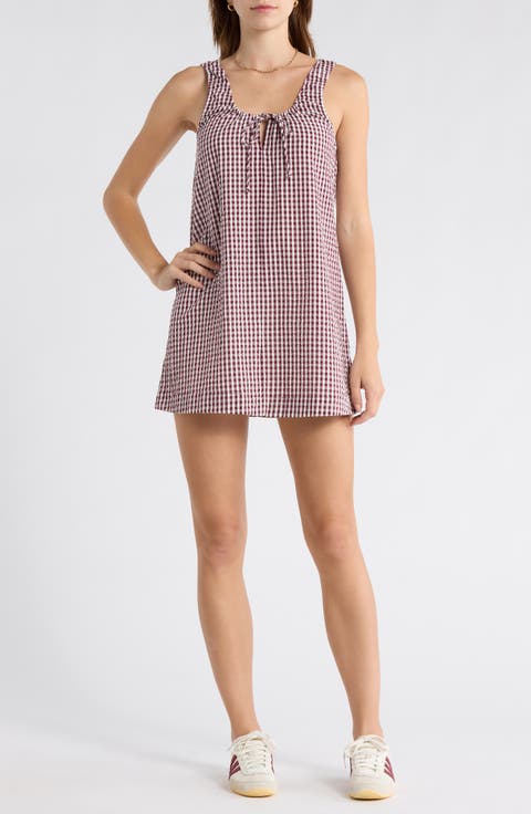 Sweet as Ever Gingham Shift Dress