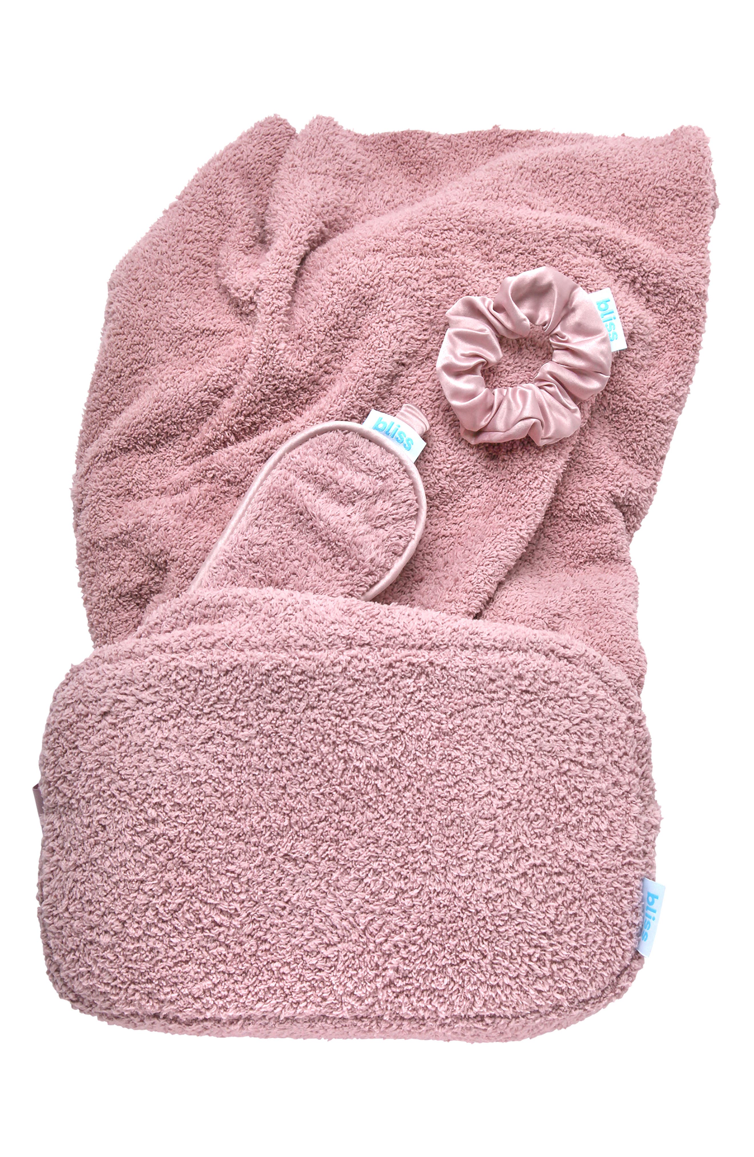 Bliss Four-Piece Travel Blanket Set, Alternate, color, Pink Gaze