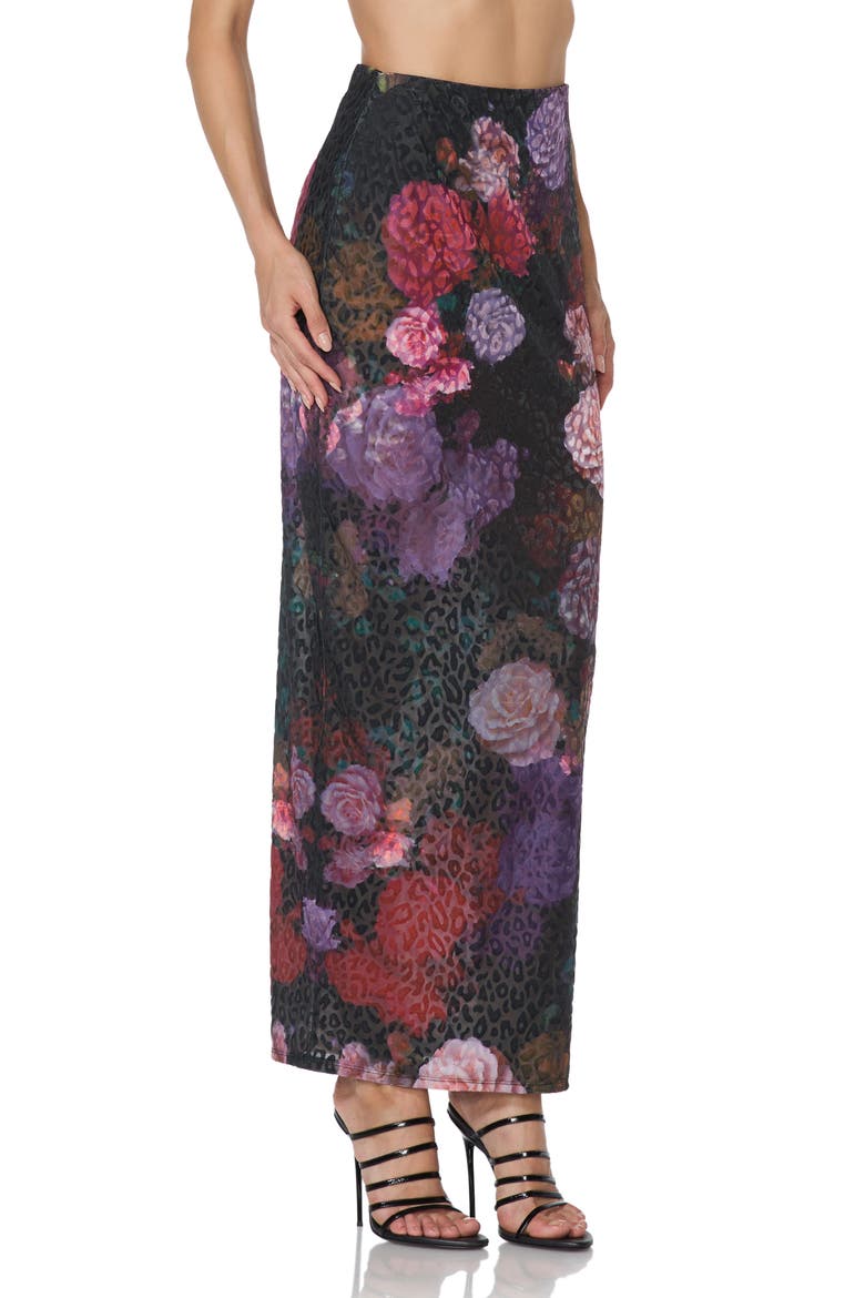 Vanya Maxi Skirt, Alternate, color, VIOLET ROSES