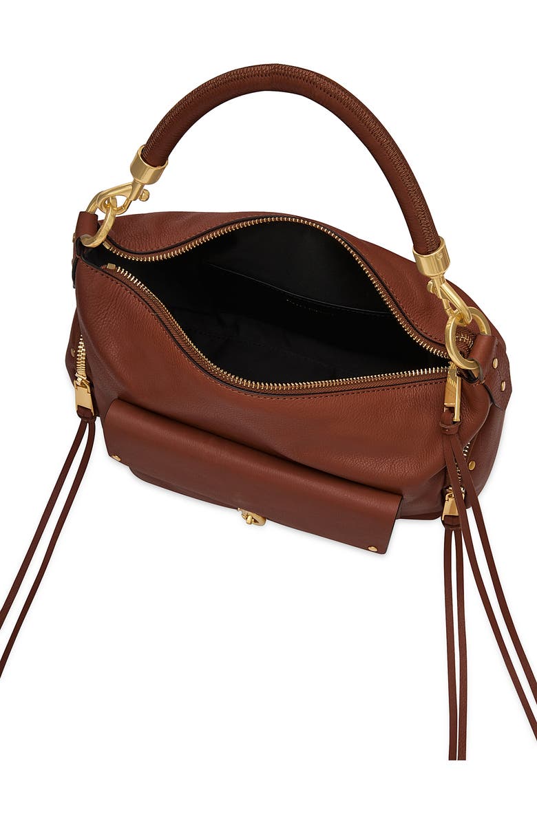 Rebecca Minkoff Mab Leather Shoulder Bag, Alternate, color, Sienna