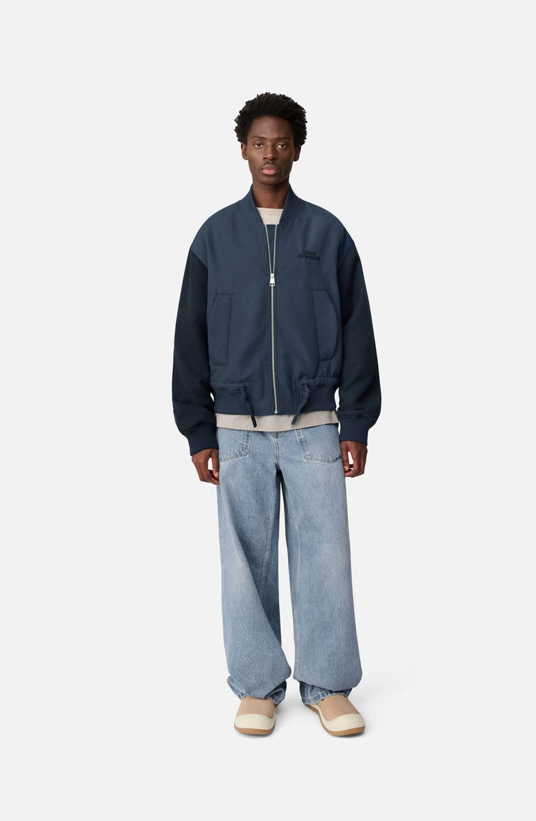 Axel Arigato Archer Bomber Jacket, Alternate, color, Navy