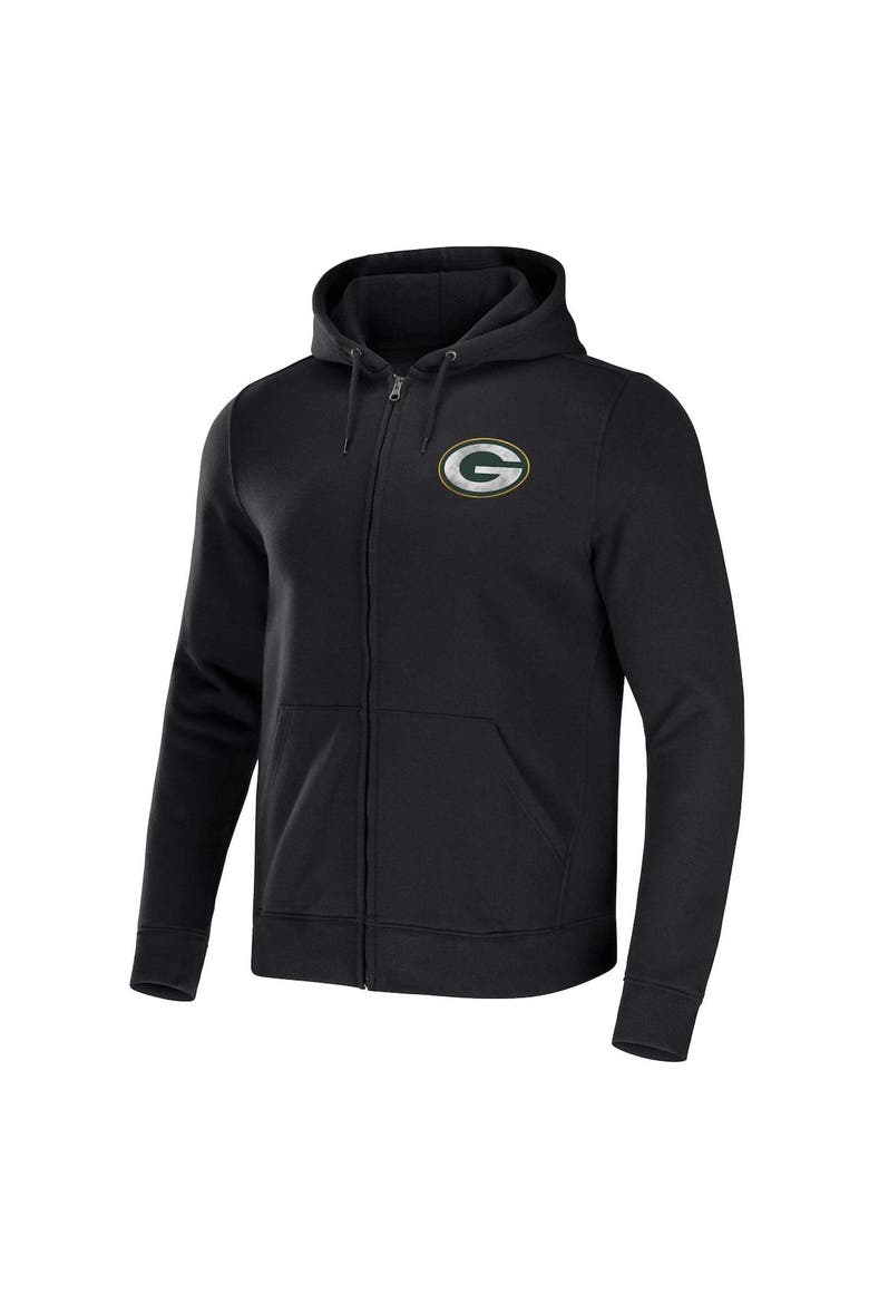 Men's NFL x Darius Rucker Collection by Fanatics Black Green Bay Packers Rocker Full-Zip Hoodie, Alternate, color, Black