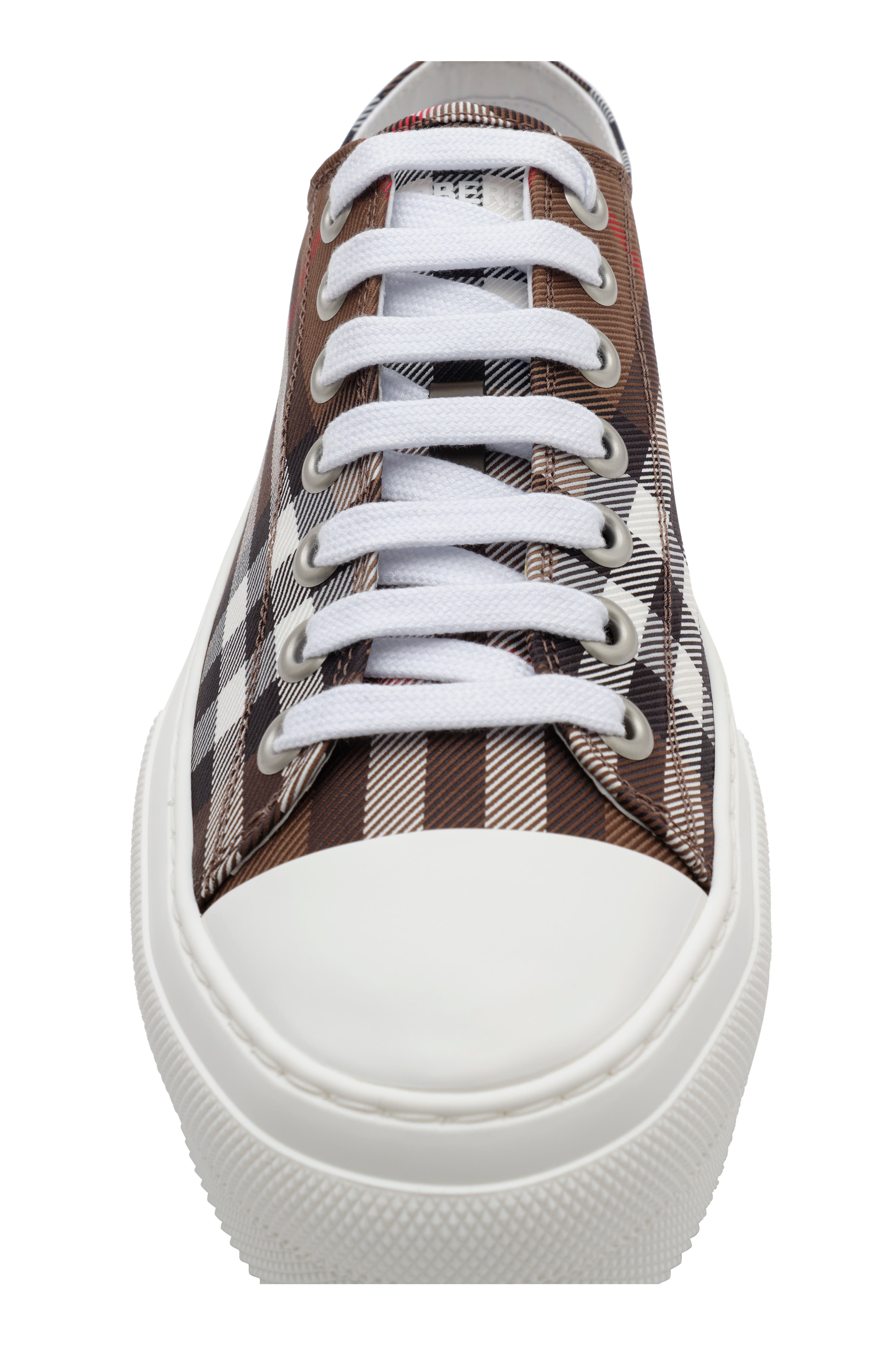 Check Sneakers, Alternate, color, Tobacco brown