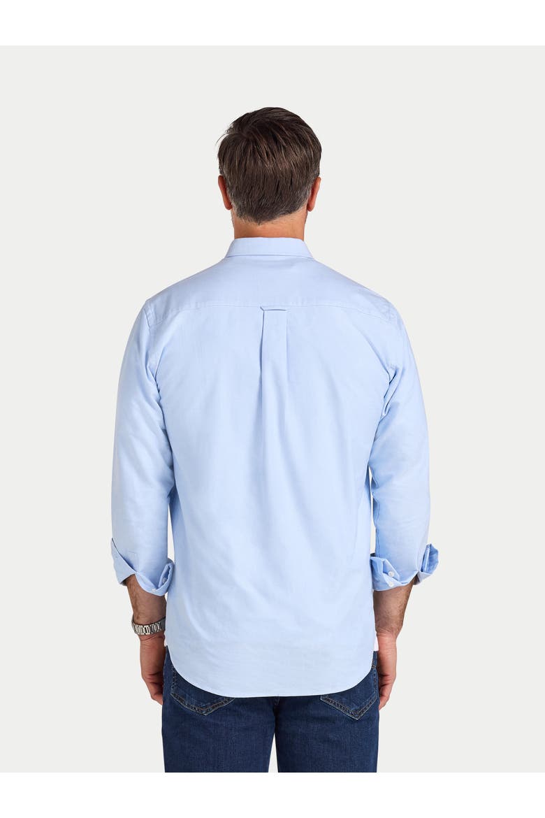Long Sleeve Oxford Shirt, Alternate, color, Sky Blue