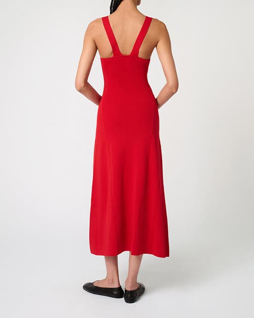 Weworewhat Scoop Neck Midi Dress