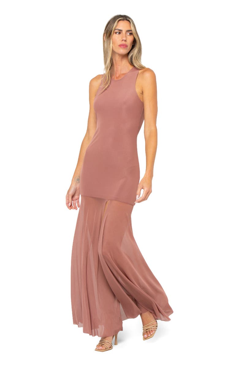 JBQ Bella Dress, Alternate, color, Mauve