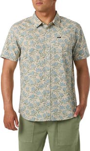 O'Neill Terrace Print Short Sleeve Button-Up Shirt