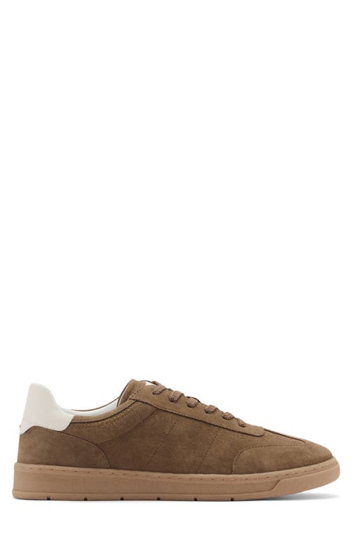 Mango Mixed Sneaker In Medium Brown